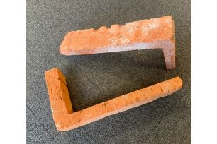 Vintage Cement hörnstycke